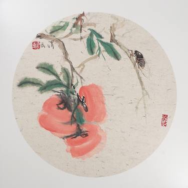 Original Impressionism Botanic Paintings by Song Hongde
