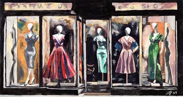 Original Fashion Paintings by Tom Jenkins