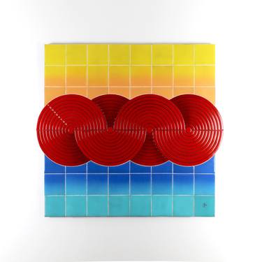Original Conceptual Geometric Sculpture by Jofre Hall