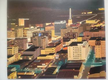 Original Cities Paintings by Duane BigEagle