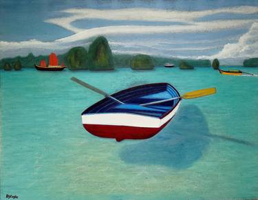Original Impressionism Seascape Paintings by Duane BigEagle