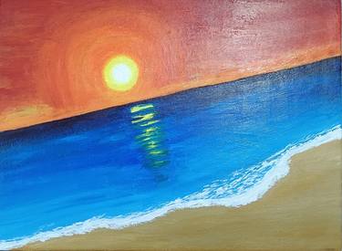 Print of Beach Paintings by Muskan Marwaha