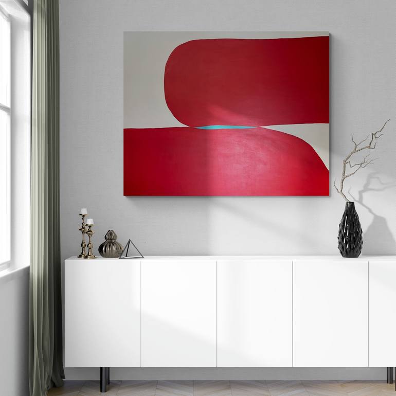 Original Minimalism Abstract Painting by Fiona Debell