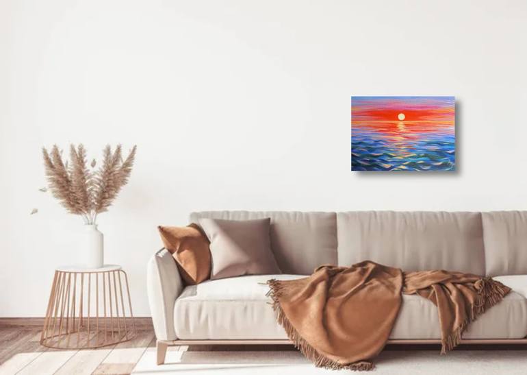 Original Impressionism Seascape Painting by Maryna NIkolaychuk