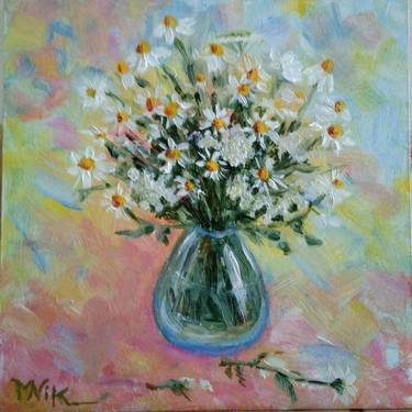 Original Impressionism Floral Paintings by Maryna NIkolaychuk