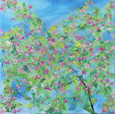 Original Impressionism Floral Paintings by Francoise Lama-Solet