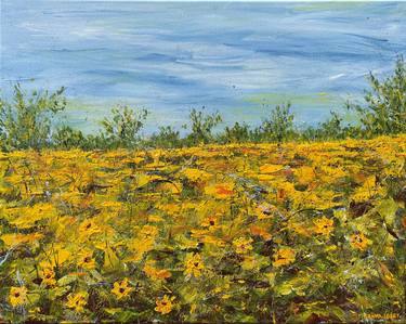 Original Impressionism Landscape Paintings by Francoise Lama-Solet