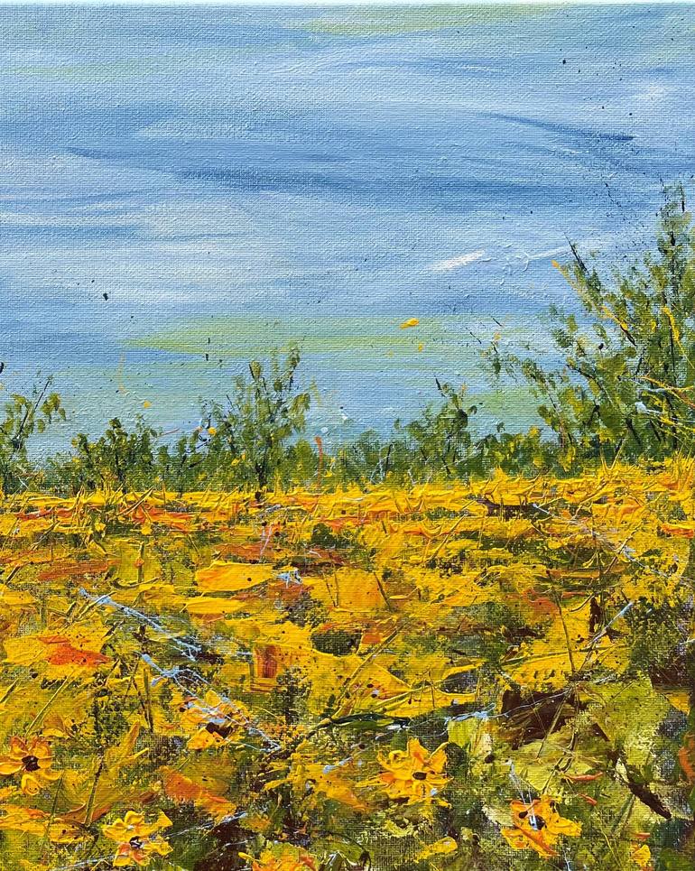 Original Impressionism Landscape Painting by Francoise Lama-Solet