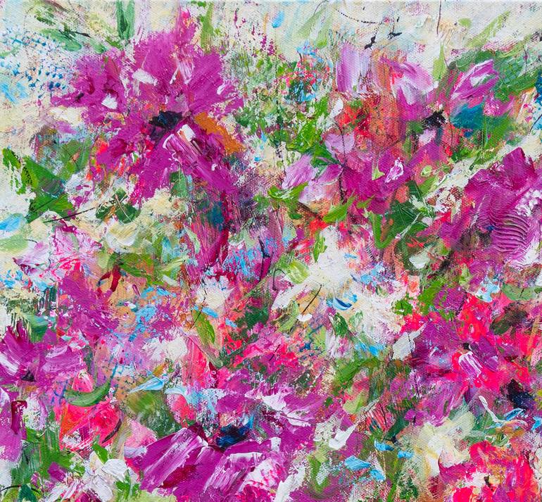 Original Contemporary Floral Painting by Francoise Lama-Solet