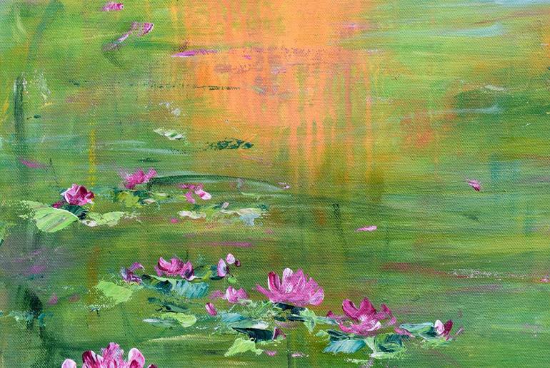 Original Contemporary Floral Painting by Francoise Lama-Solet