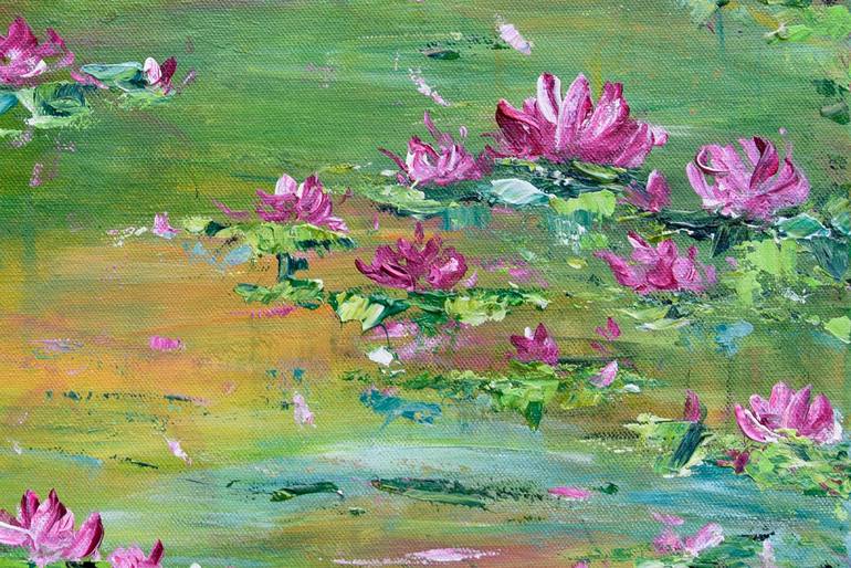 Original Contemporary Floral Painting by Francoise Lama-Solet