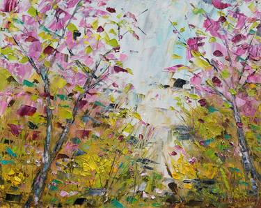 Original Contemporary Landscape Painting by Francoise Lama-Solet
