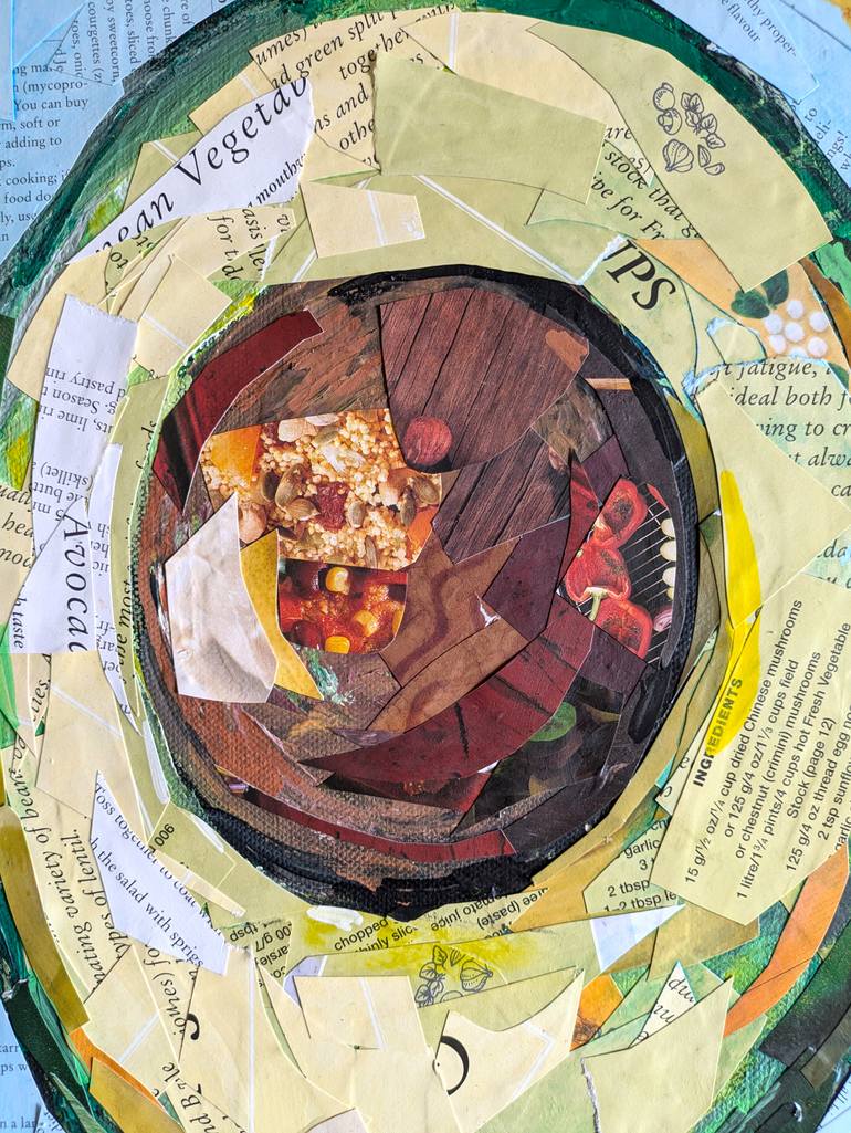 Original Pop Art Still Life Collage by Darren King