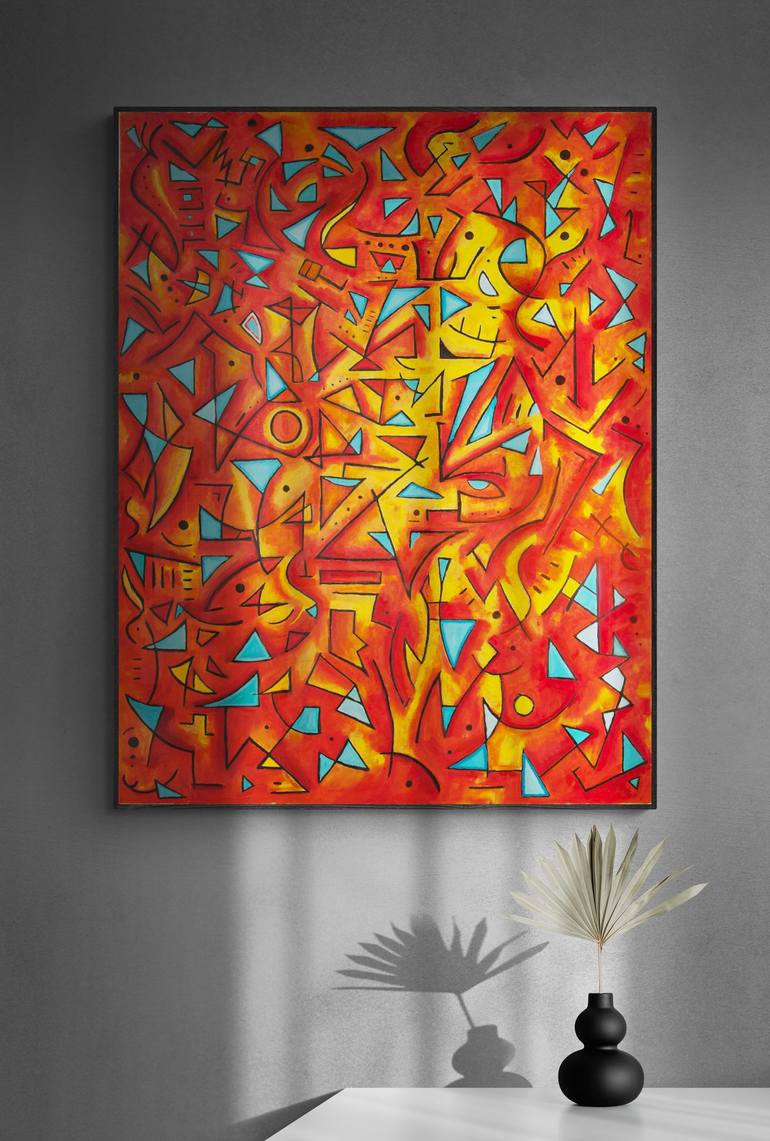 Original Contemporary Abstract Painting by Radosław Koch