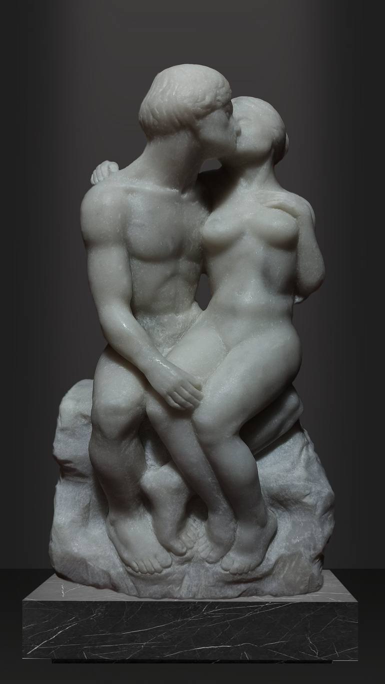 Print of Art Deco Love Sculpture by Miraga Shahbazov