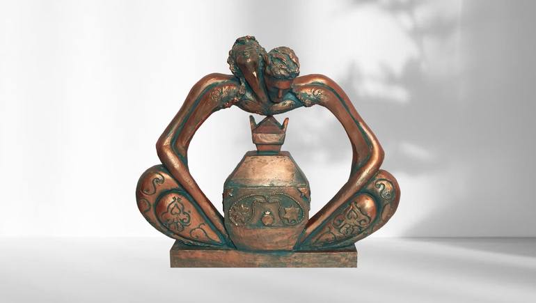 Original Love Sculpture by Miraga Shahbazov