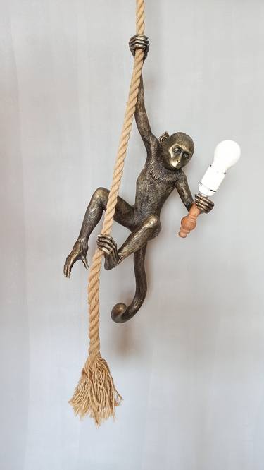 “Monkey sculpture”, “Monkey lamp” thumb