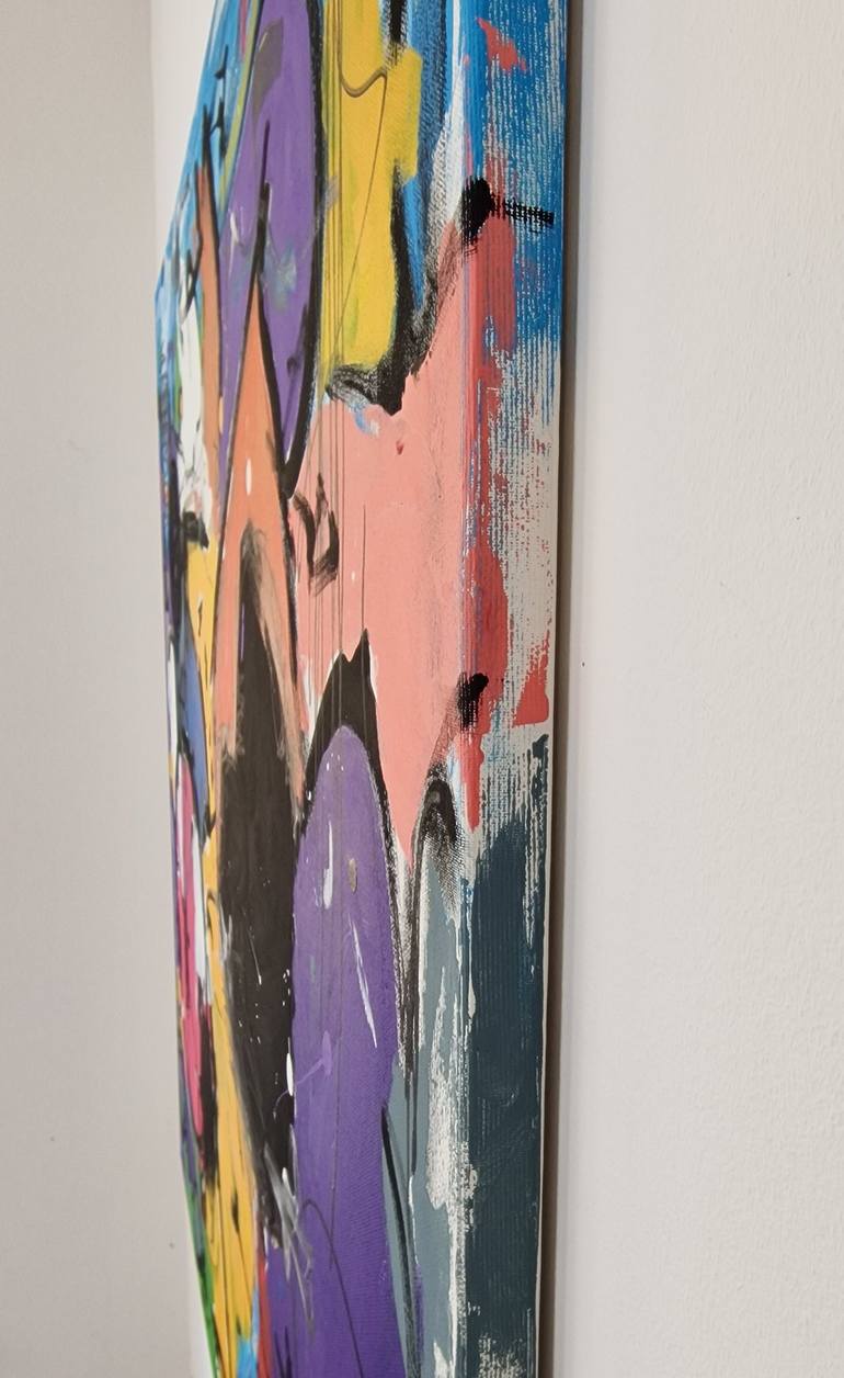 Original Abstract Painting by Anikó Papp