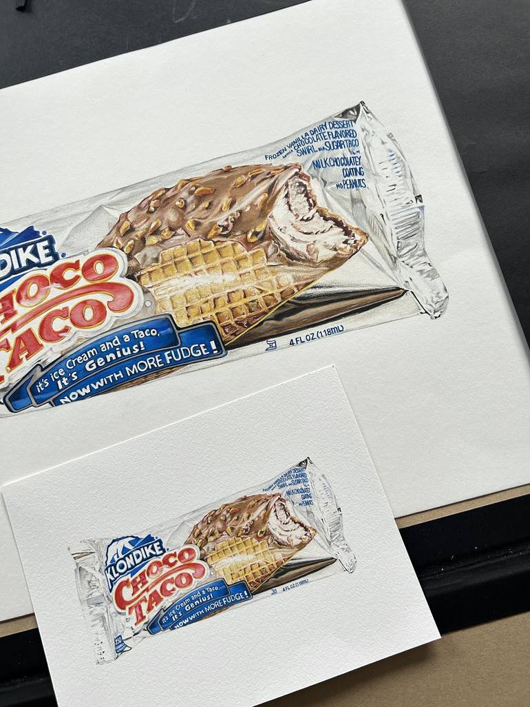 Original Photorealism Food & Drink Drawing by Haley Cubell