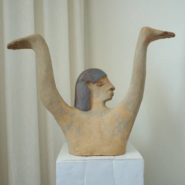 Original Abstract Classical mythology Sculpture by Rachel Traub