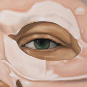 Untitled (Eye/Sheet Mask Study)
