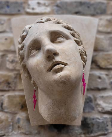 Original Figurative Portrait Sculpture by Tim Bates