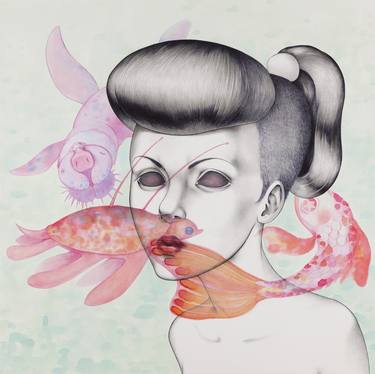 Print of Surrealism Women Drawings by Valentina Campagni