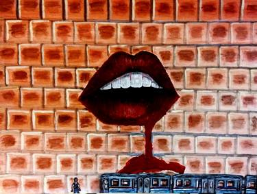 Original Pop Art Train Paintings by Darren Baylor