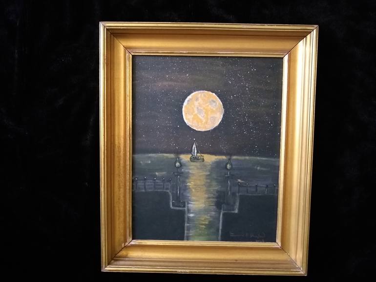 Original Impressionism Seascape Painting by Darren Baylor