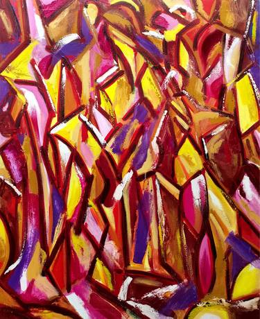 Original Abstract Expressionism Abstract Paintings by Tharuka Peiris