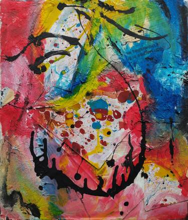 Original Abstract Pop Culture/Celebrity Paintings by Tharuka Peiris