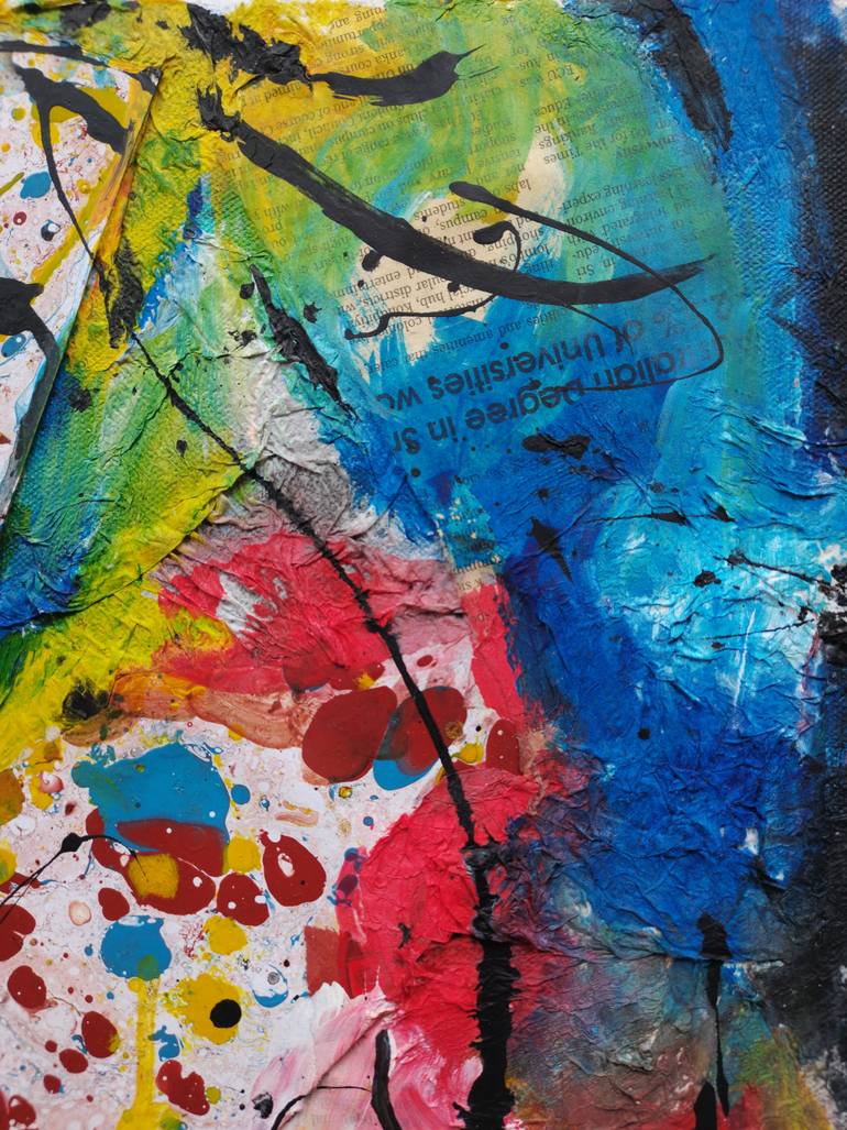 Original Abstract Pop Culture/Celebrity Painting by Tharuka Peiris