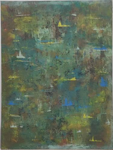 Original Abstract Expressionism Abstract Paintings by Nidhi Bahl