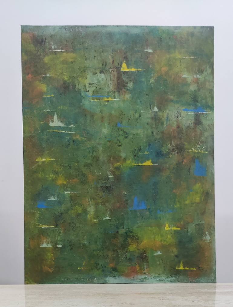 Original Abstract Expressionism Abstract Painting by Nidhi Bahl