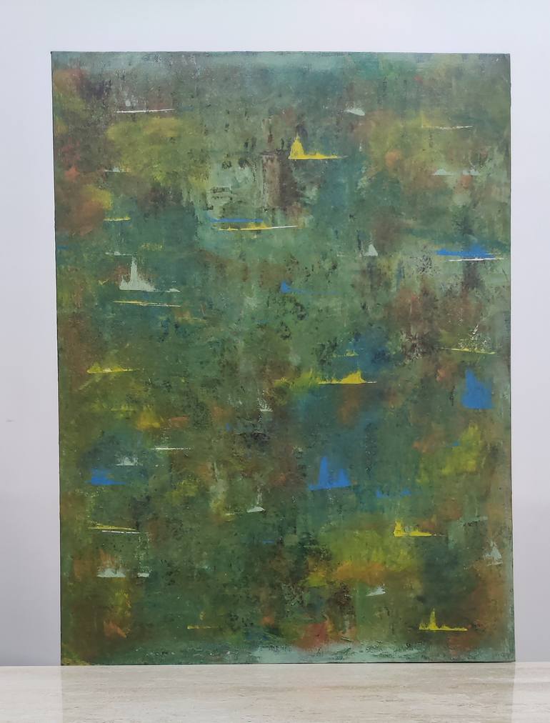 Original Abstract Expressionism Abstract Painting by Nidhi Bahl