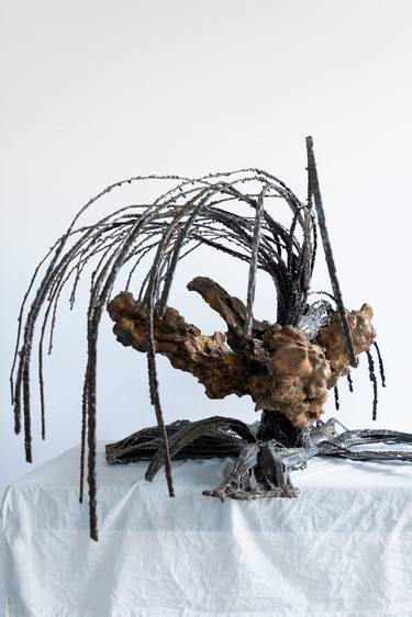 Original Abstract Expressionism Nature Sculpture by Maurizio Zonta