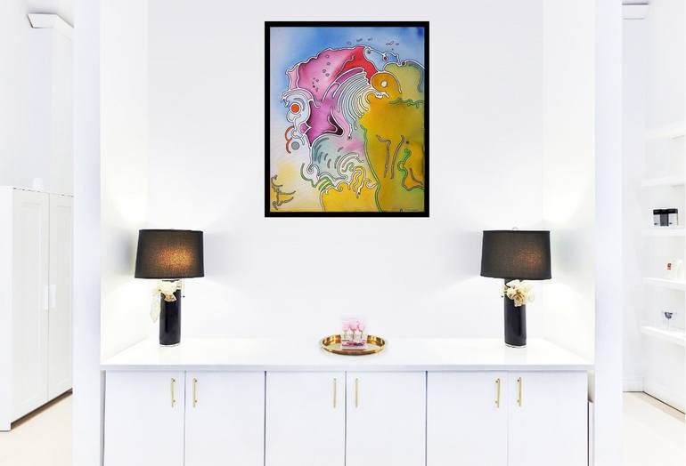 Original Contemporary Abstract Painting by Jean Philippe JANVRIN