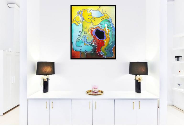Original Classical mythology Painting by Jean Philippe JANVRIN
