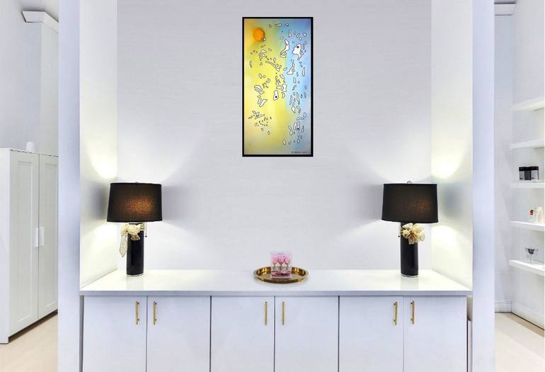 Original Fine Art Abstract Painting by Jean Philippe JANVRIN