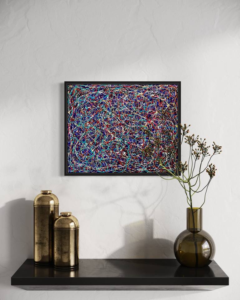 Original Abstract Painting by Barry Messer