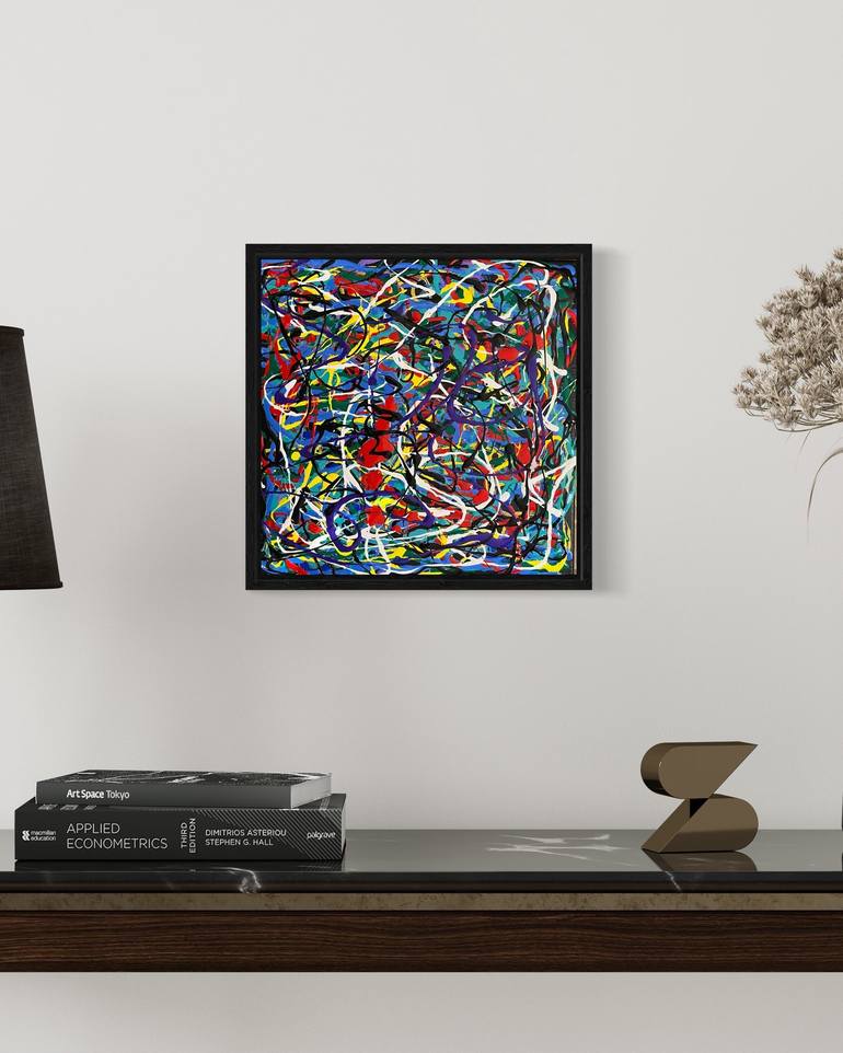 Original Abstract Painting by Barry Messer