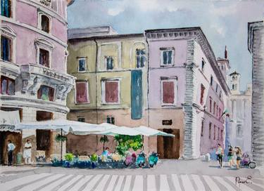 Original Fine Art Architecture Paintings by Eugene Popov