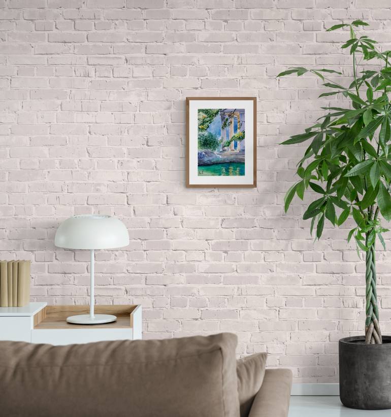 Original Impressionism Architecture Painting by Eugene Popov