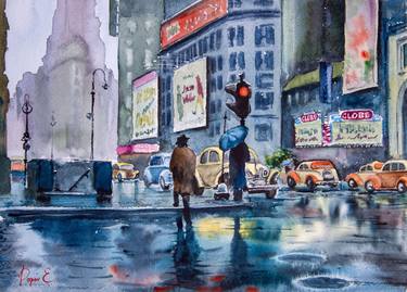 Original Impressionism Cities Paintings by Eugene Popov