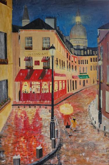 Original Impressionism Cities Paintings by Patrick Turner