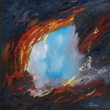 Original Abstract Outer Space Paintings by Patrick Turner