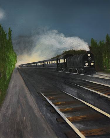 Original Impressionism Transportation Paintings by Patrick Turner