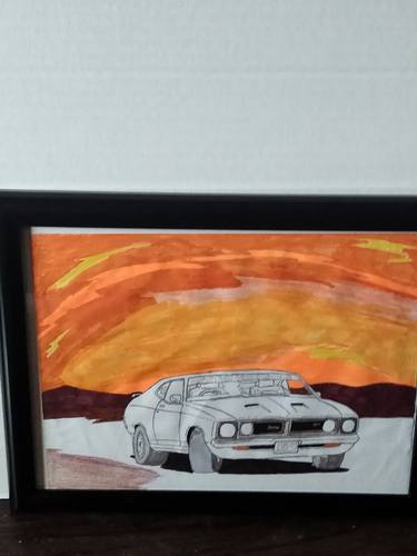 Print of Conceptual Automobile Mixed Media by Logan Chrysler
