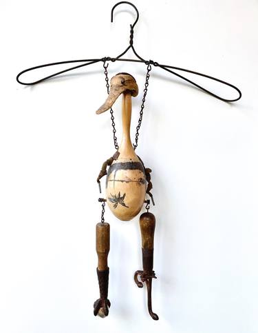 Original Fine Art Humor Sculpture by Janet Orselli