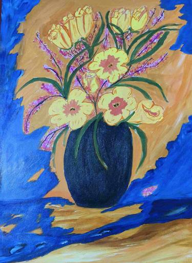 Print of Floral Paintings by ABHIJEET MADNOORKAR